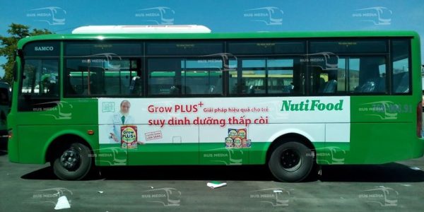 quảng cáo trên xe buýt quảng ngãi